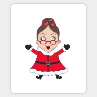 MRS Claus Funny Merry Christmas Sticker